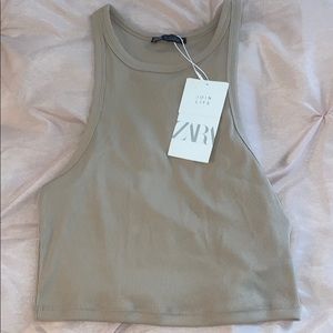 Zara basic nude tank